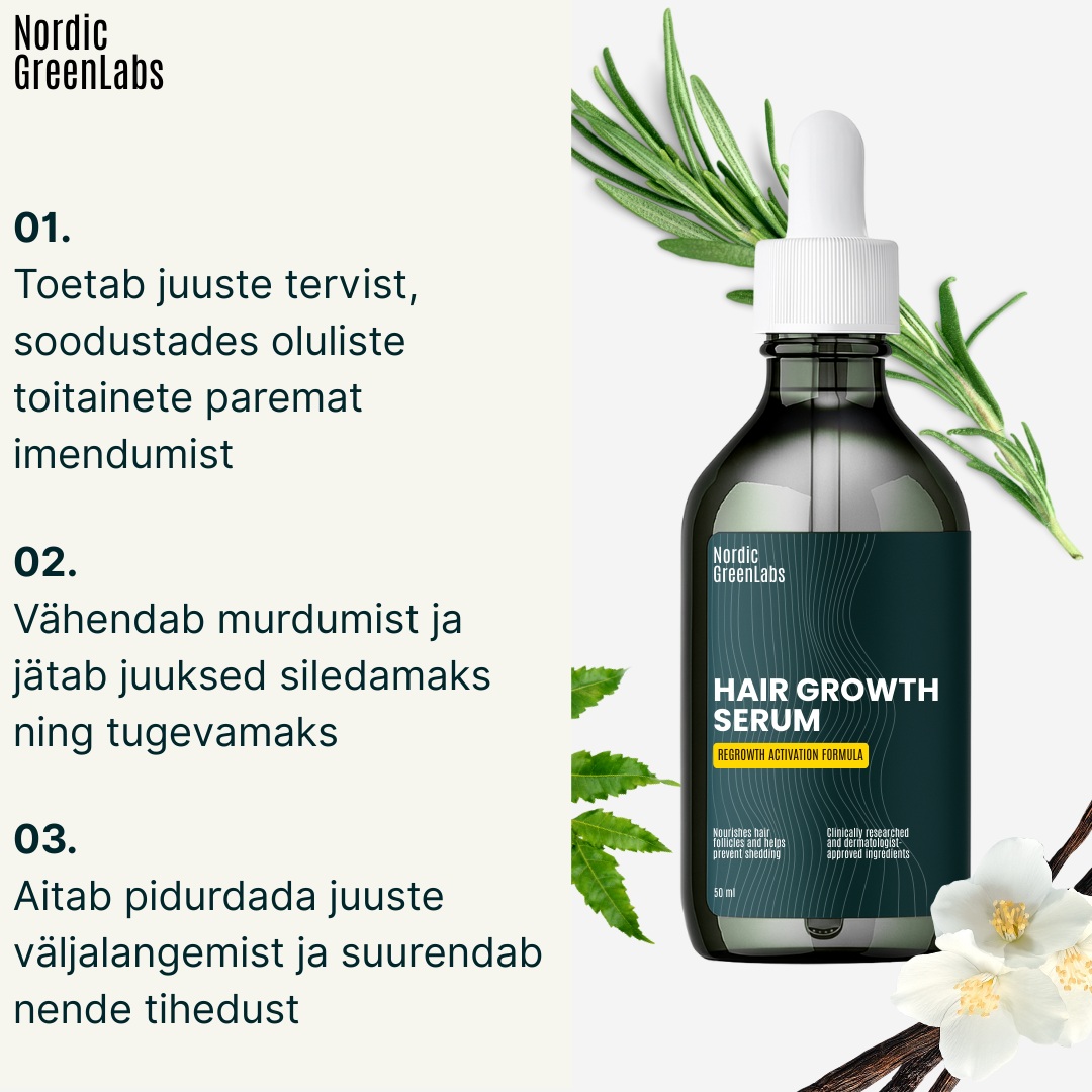 juuksekasvu seerum