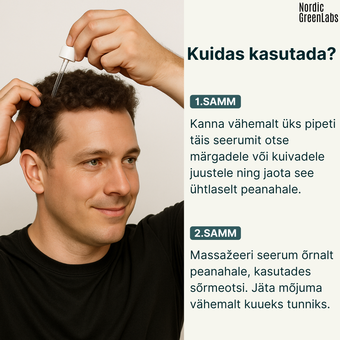 Juuksekasvu seerum meestele